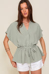 Emmer Top in Sage