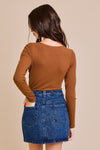 Gianni Bodysuit in Brown