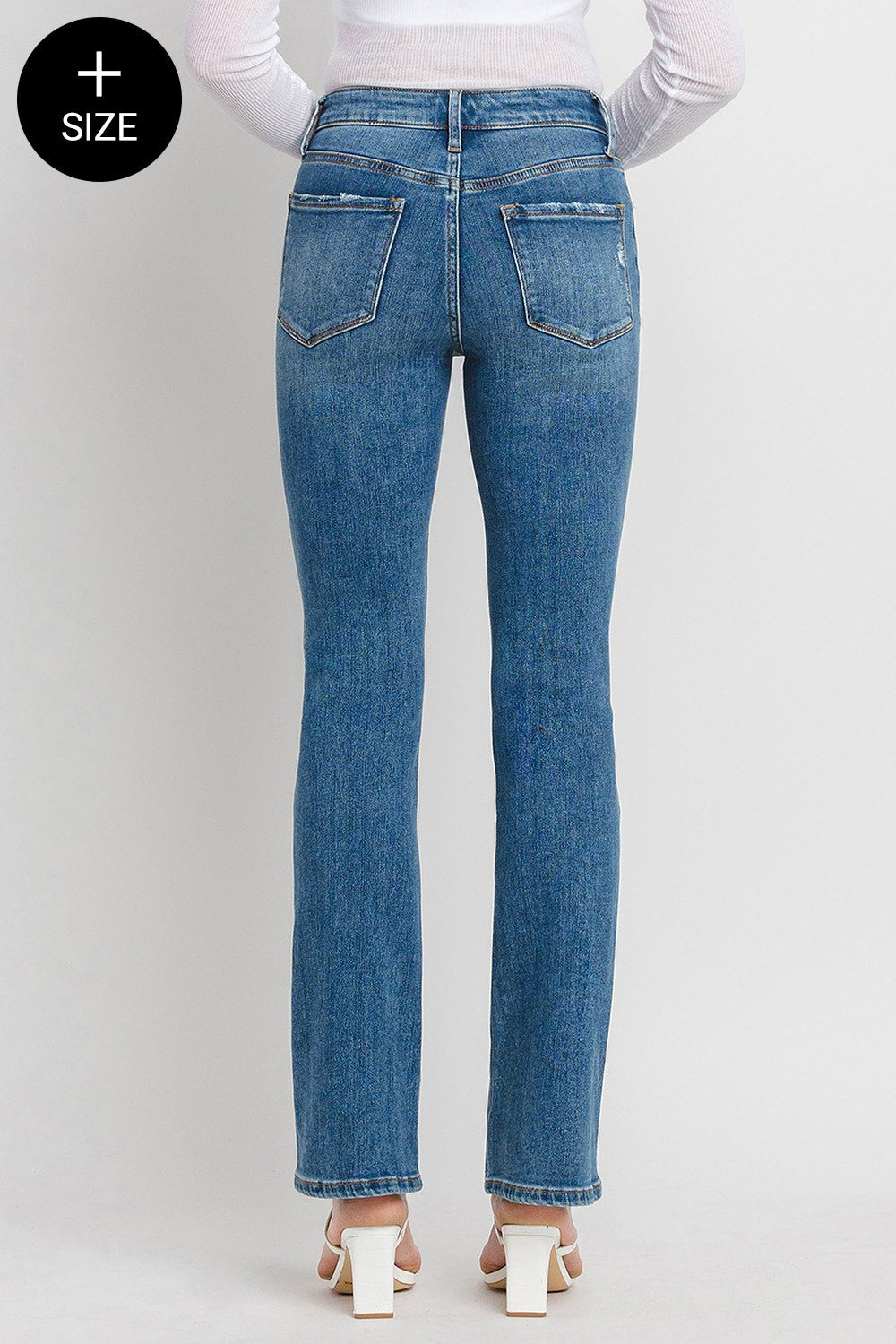 Skylar Slim Bootcut Jeans – Luna Boutique - Main Image