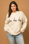 HO HO HO Sweater in Black +