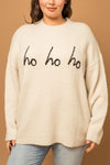 HO HO HO Sweater in Black +