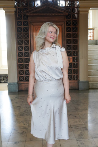 Timeless & True Dress in Beige