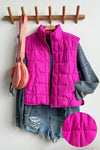 Kera Vest in Fuchsia