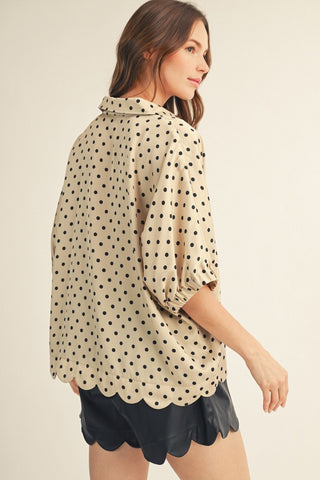 Dotted With Charm Top