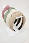 Ribbed Knotted Headband {4 colors}
