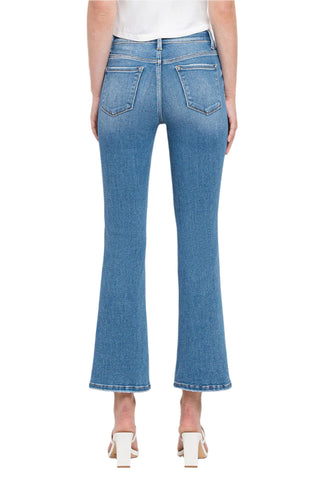 Lennon Mid Rise Crop Flare +