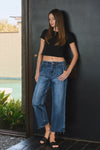 Vero Crop Utility Straight Jeans