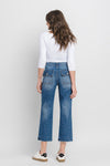 Vero Crop Utility Straight Jeans +