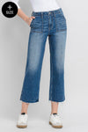 Vero Crop Utility Straight Jeans +