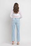 High Rise Slim Wide Jeans