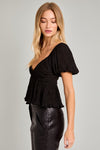 Kelsey Top In Black