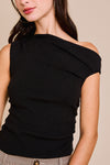 Kenny Asymmetrical Top in Black