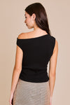 Kenny Asymmetrical Top in Black