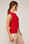 Red Roses Sweater Vest