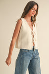 Tied Front Knitted Top