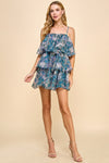 Floral Tiered Ruffle Dress