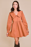 Twill Babydoll Dress