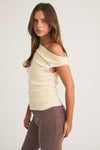 Kenny Asymmetrical Top in Ivory