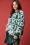 Merry Sweatshirt in Green