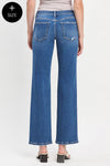 Angie Tummy Control Mid Rise Straight Jeans +