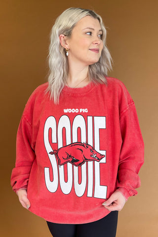 Wooo Pig Sooie Corded Sweatshirt