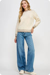 Lori Two Tone Sweater