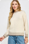 Lori Two Tone Sweater