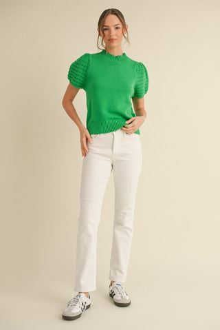 Parker Top Apple Green