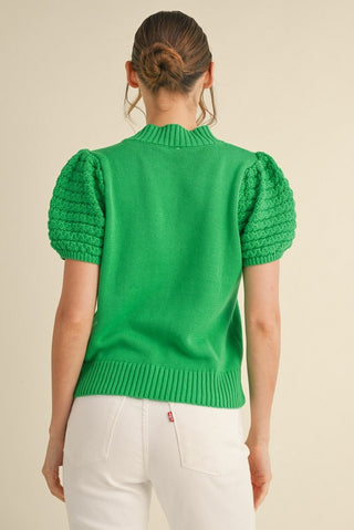Parker Top Apple Green