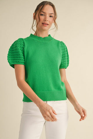 Parker Top Apple Green