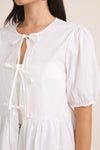 Tie The Knot Top  In White