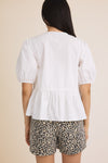 Tie The Knot Top  In White +