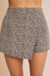 Animal Print Skort