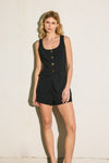 Vest Suit Romper