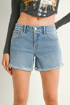 Fray Cuffed Shorts