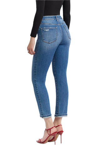 Apotheosis High Rise Slim Straight Jeans +
