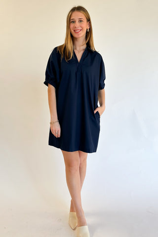 amelia short sleeve dress Amelia Dress Colony Blue Colony Blue / XL