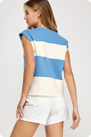 Ocean Blue Top