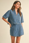 Miou Denim Top