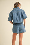 Miou Denim Top