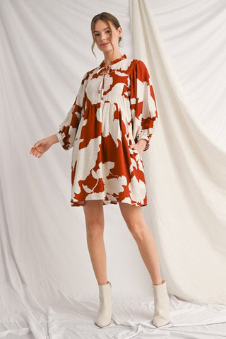 Sandy Dress in Rust