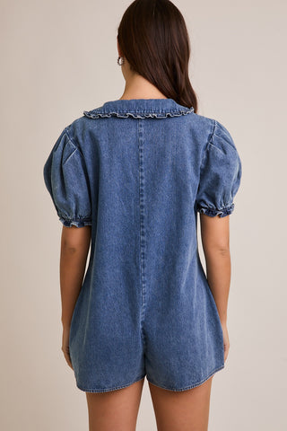Zarie Denim Romper