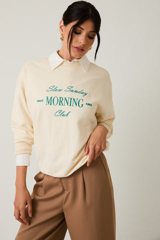 Slow Sunday Morning Sweater