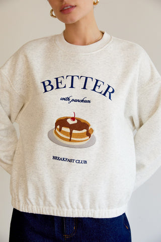 Better With Pancakes Sweater