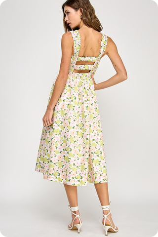 Flower Arrangement Dress