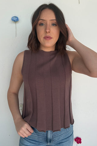 Anahi Top in Mocha