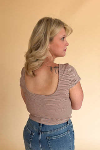Marianne Top in Brown