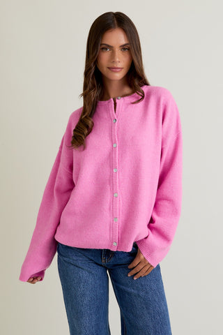 Emma Cardigan in Pink