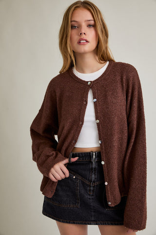 Emma Cardigan in Brown