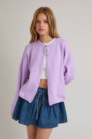 Emma Cardigan in Lavender
